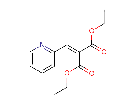 Molecular Structure of 3285-56-1 (Propanedioic acid, (2-pyridinylmethylene)-, diethyl ester)