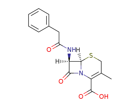 Molecular Structure of 27255-72-7 (7-Phenyl-acetamido-deacetoxy-cephalosporanic-acid)