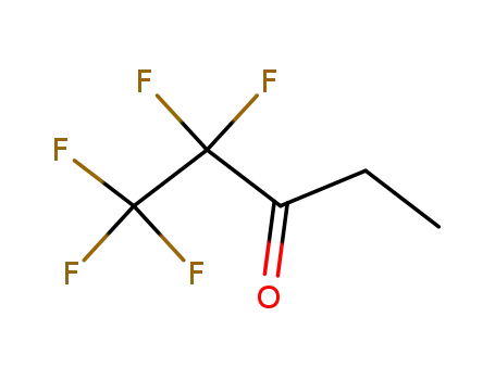 Molecular Structure of 378-72-3 (PENTAFLUOROETHYL ETHYL KETONE)
