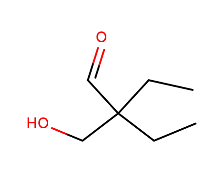 Molecular Structure of 1634-72-6 (2-ethyl-2-(hydroxymethyl)butyraldehyde)