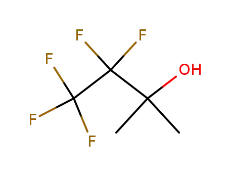 Molecular Structure of 374-46-9 (1,1,1,2,2-PENTAFLUORO-3-METHYLBUTAN-3-OL)