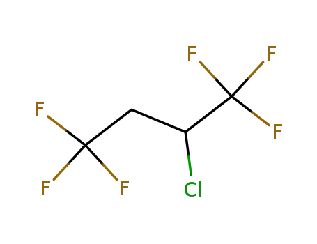 Molecular Structure of 400-43-1 (2-CHLORO-1,1,1,4,4,4-HEXAFLUOROBUTANE)
