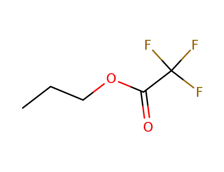 Molecular Structure of 383-66-4 (Acetic acid, 2,2,2-trifluoro-, propyl ester)