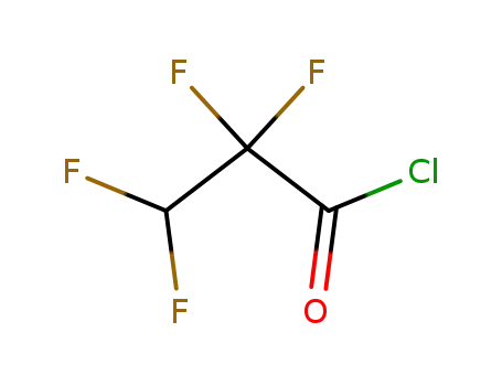 Molecular Structure of 663-73-0 (2,2,3,3-TETRAFLUOROPROPIONYL CHLORIDE)