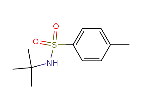 Molecular Structure of 2849-81-2 (N-TERT-BUTYL-P-TOLUENESULFONAMIDE)