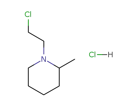 Molecular Structure of 62124-27-0 (1-(2-chloroethyl)-2-methylpiperidinium chloride)