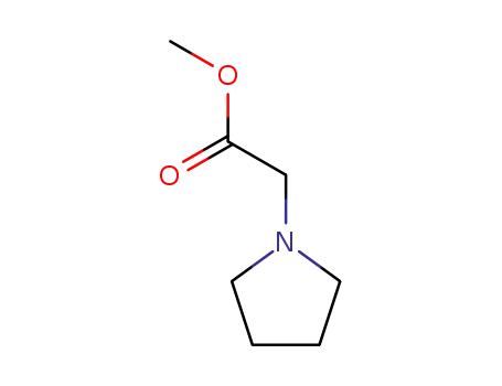 Molecular Structure of 22041-18-5 (METHYL1-PYRROLIDINEACETATE)