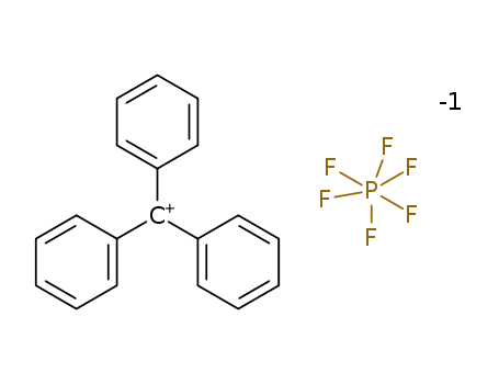 Molecular Structure of 437-17-2 (TRIPHENYLCARBENIUM HEXAFLUOROPHOSPHATE)