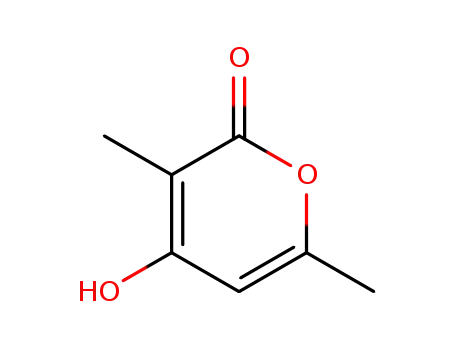 Molecular Structure of 5192-62-1 (4-hydroxy-3,6-dimethyl-2H-pyran-2-one)