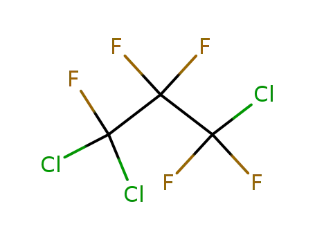 Molecular Structure of 1652-81-9 (1,1,3-TRICHLOROPENTAFLUOROPROPANE)