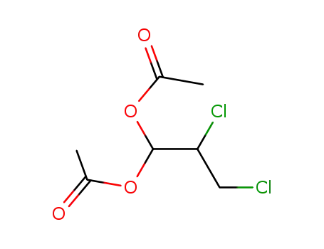 Molecular Structure of 10140-75-7 (2,3-Dichloro-1,1-propanediol diacetate)