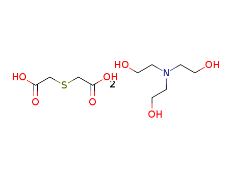 87298-95-1,ACETIC ACID, THIODI-, compd. with 2,2,2-NITRILOTRIS(ETHANOL) (1:2),