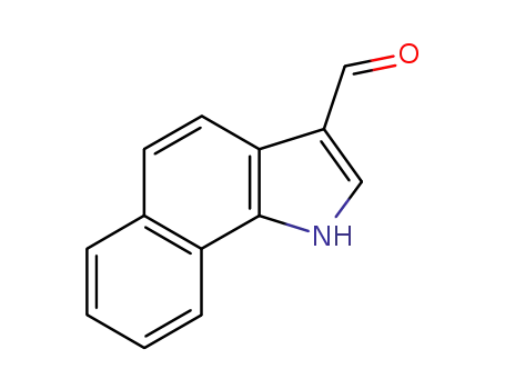 Molecular Structure of 51136-18-6 (1H-Benzo[g]indole-3-carboxaldehyde)