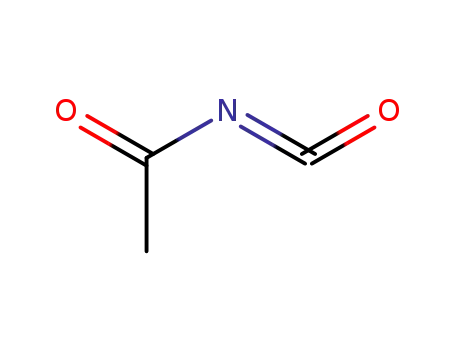 Molecular Structure of 3998-25-2 (Acetyl isocyanate)
