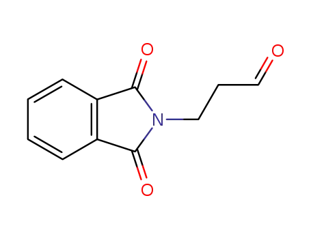 Molecular Structure of 2436-29-5 (3-(1,3-DIOXO-1,3-DIHYDRO-ISOINDOL-2-YL)-PROPIONALDEHYDE)