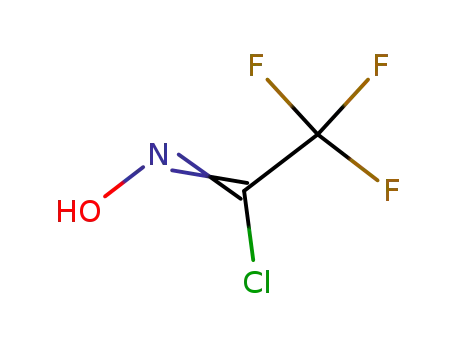 Molecular Structure of 815-03-2 (Ethanimidoyl chloride, 2,2,2-trifluoro-N-hydroxy-)