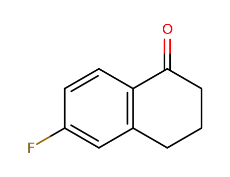 Molecular Structure of 703-67-3 (6-Fluoro-1-tetralone)