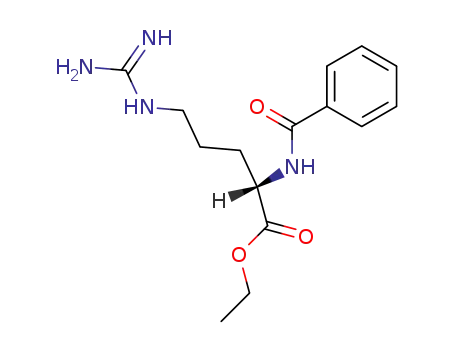Molecular Structure of 971-21-1 (N-Α-BENZOYL-L-ARGININE ETHYL ESTER HYDROCHLORIDE)