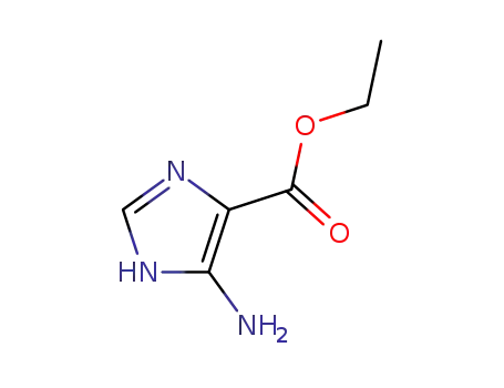 Molecular Structure of 21190-16-9 (ETHYL 4-AMINO-5-IMIDAZOLECARBOXYLATE)