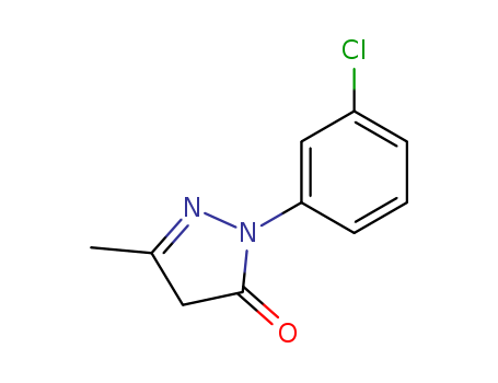 1-(3-Chlorophenyl)-3-methyl-2-pyrazolin-5-one(90-31-3)
