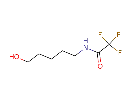 Molecular Structure of 128238-44-8 (Acetamide, 2,2,2-trifluoro-N-(5-hydroxypentyl)-)