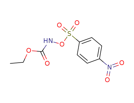 Molecular Structure of 2955-74-0 (ethyl {[(4-nitrophenyl)sulfonyl]oxy}carbamate)