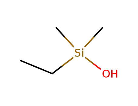 Molecular Structure of 5906-73-0 (ethyl(dimethyl)silanol)
