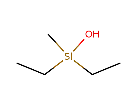 Molecular Structure of 18143-53-8 (Silanol, diethylmethyl-)