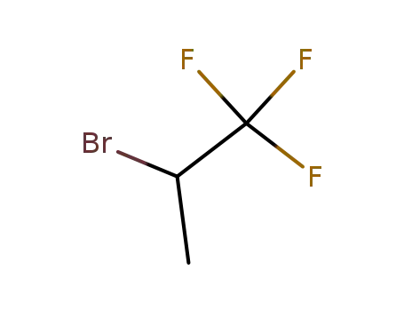Molecular Structure of 421-46-5 (2-BROMO-1,1,1-TRIFLUOROPROPANE)
