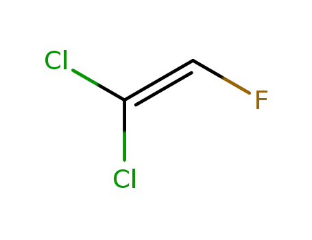 Molecular Structure of 359-02-4 (1,1-dichloro-2-fluoroethene)