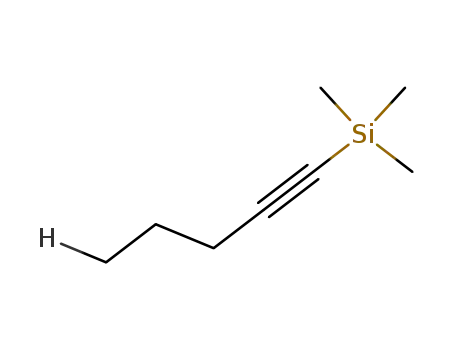 Molecular Structure of 18270-17-2 (1-(Trimethylsilyl)-1-pentyne)