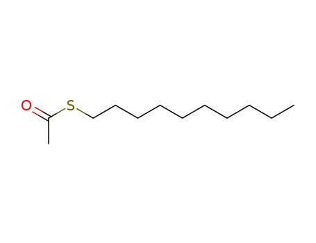 Molecular Structure of 1534-09-4 (Ethanethioic acid, S-decyl ester)