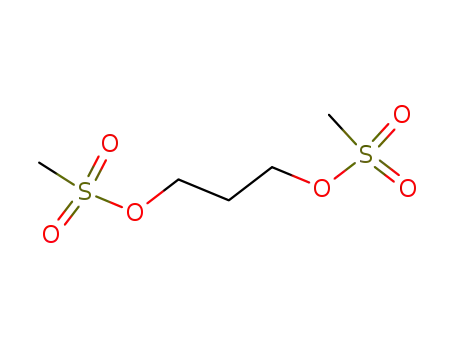 Molecular Structure of 15886-84-7 (1,3-Propanediol dimethanesulfonate)