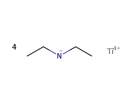 Molecular Structure of 4419-47-0 (TETRAKIS(DIETHYLAMINO)TITANIUM)