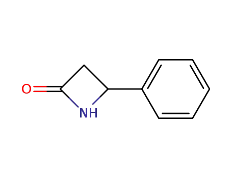 Molecular Structure of 5661-55-2 (4-Phenyl-2-azetidinone)