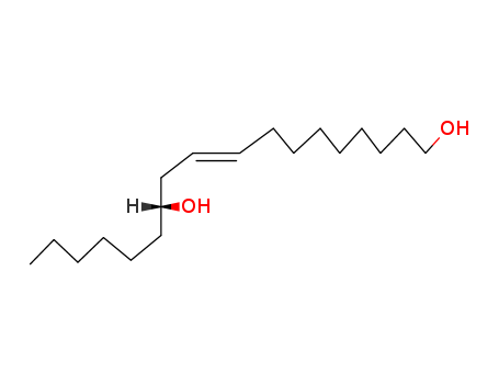 9-Octadecene-1,12-diol,(9E,12R)-