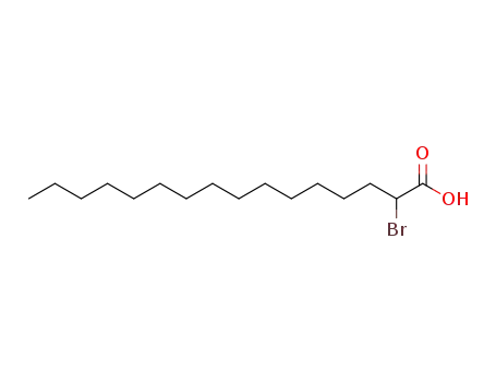 Molecular Structure of 18263-25-7 (2-BROMOHEXADECANOIC ACID)