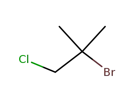 Molecular Structure of 2074-80-8 (2-BROMO-1-CHLORO-2-METHYLPROPANE)