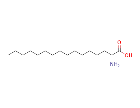 Molecular Structure of 7769-79-1 (2-Aminohexadecanoic acid)