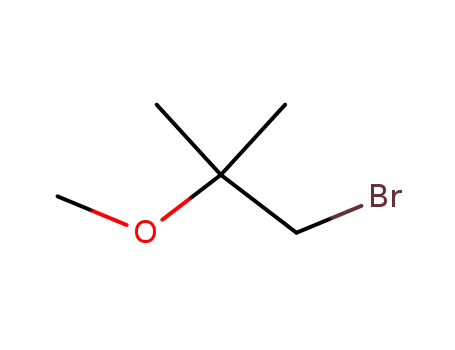 Molecular Structure of 19752-21-7 (2-METHOXY-2-METHYLPROPYL BROMIDE)