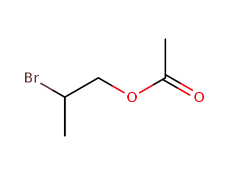 Molecular Structure of 592-19-8 (1-Propanol, 2-bromo-, acetate)