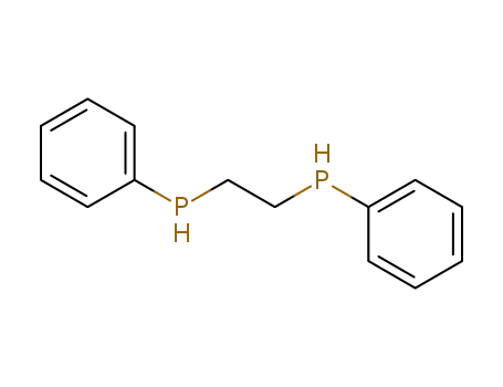 Molecular Structure of 18899-64-4 (1,2-BIS(PHENYLPHOSPHINO)ETHANE)