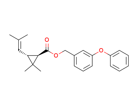 26002-80-2,Phenothrin,Cyclopropanecarboxylicacid, 2,2-dimethyl-3-(2-methyl-1-propenyl)-, (3-phenoxyphenyl)methyl ester(9CI);Cyclopropanecarboxylic acid, 2,2-dimethyl-3-(2-methylpropenyl)-,m-phenoxybenzyl ester (8CI);Benzyl alcohol, m-phenoxy-,2,2-dimethyl-3-(2-methylpropenyl)cyclopropanecarboxylate (8CI);3-Phenoxybenzylchrysanthemate;Anchimanaito 20S;Duet;Multicide 2154;OMS 1809;OMS 1810;PT515;Phenoxythrin;Pibutin;S 2539;S 2539 (pesticide);Solo(insecticide);Sumithrin;m-Phenoxybenzyl2,2-dimethyl-3-(2-methylpropenyl)cyclopropanecarboxylate;Cyclopropanecarboxylicacid, 2,2-dimethyl-3-(2-methyl-1-propen-1-yl)-, (3-phenoxyphenyl)methyl ester;
