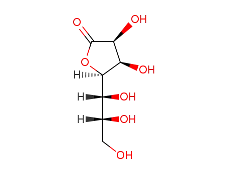 Molecular Structure of 5329-44-2 (D-glycero-D-manno-Heptonicacid, g-lactone)