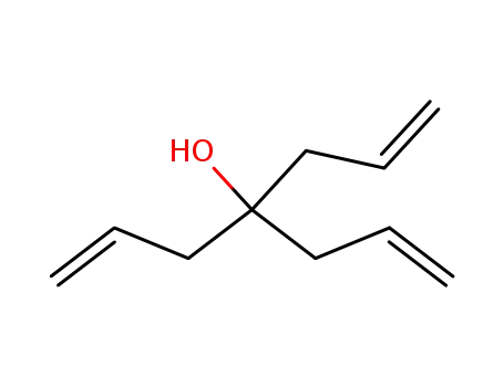 Molecular Structure of 10202-75-2 (4-ALLYL-1,6-HEPTADIEN-4-OL)