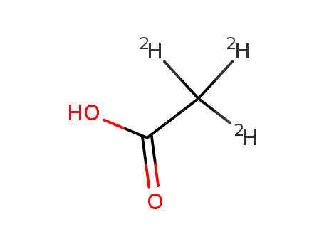 Molecular Structure of 1112-02-3 (ACETIC-2,2,2-D3 ACID)