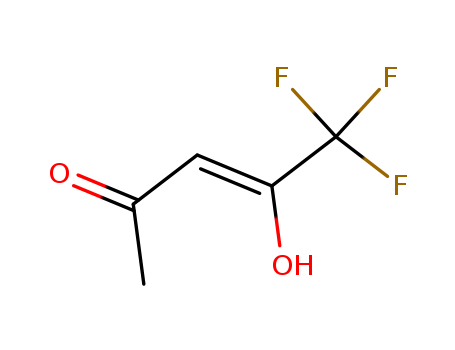 Molecular Structure of 144864-94-8 (3-Penten-2-one, 5,5,5-trifluoro-4-hydroxy-, (3Z)-)