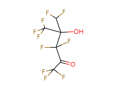 Molecular Structure of 52841-30-2 (2-Pentanone, 4-(difluoromethyl)-1,1,1,3,3,5,5,5-octafluoro-4-hydroxy-)