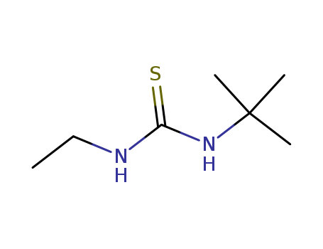 Molecular Structure of 14326-97-7 (Thiourea, N-(1,1-dimethylethyl)-N'-ethyl-)