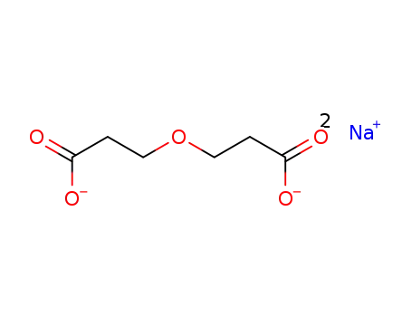 Molecular Structure of 821-34-1 (Propanoic acid, 3,3'-oxybis-, disodium salt)